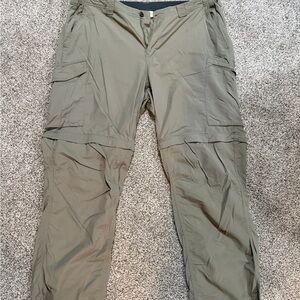 Columbia Men's Khaki Convertible Cargo Pants